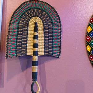 Colorful Woven Fan